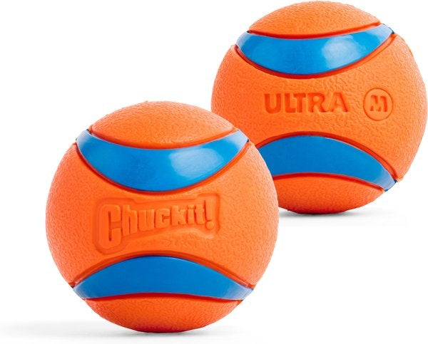 Dog Toys Chuckit! Ultra Rubber Ball Tough Dog Toy, Medium